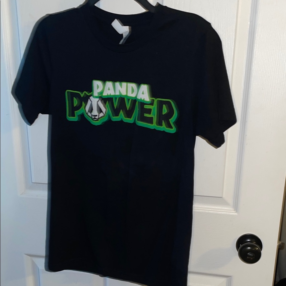 Panda Power Men's Short Sleeve Tee - Black